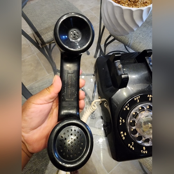 Vintage Stromberg Carlson Rotary Telephone Black Phone good condition - Picture 4 of 12